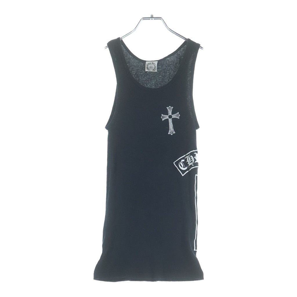CHROME HEARTS(クロムハーツ) OLD Side Logo Tank Top CHプラス サイドスクロールロゴ タンクトップ ブラック ‐