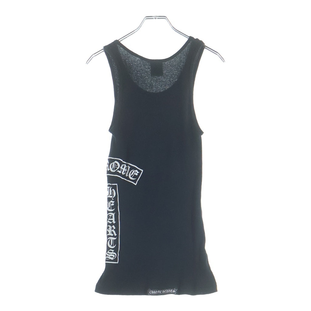 CHROME HEARTS(クロムハーツ) OLD Side Logo Tank Top CHプラス サイドスクロールロゴ タンクトップ ブラック ‐