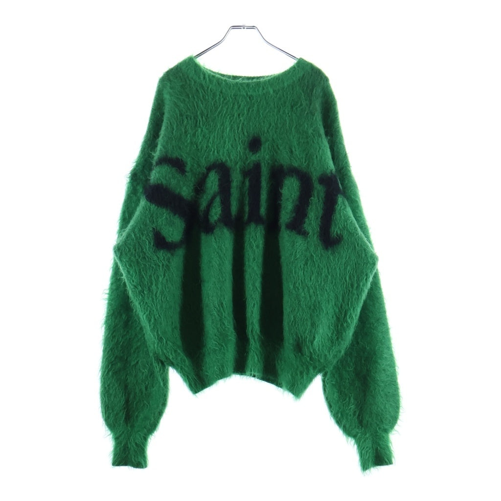 SAINT MICHAEL(セントマイケル) MOHAIR CREW NECK KNIT モヘア クルーネック ニット グリーン SM-A23-0000-043