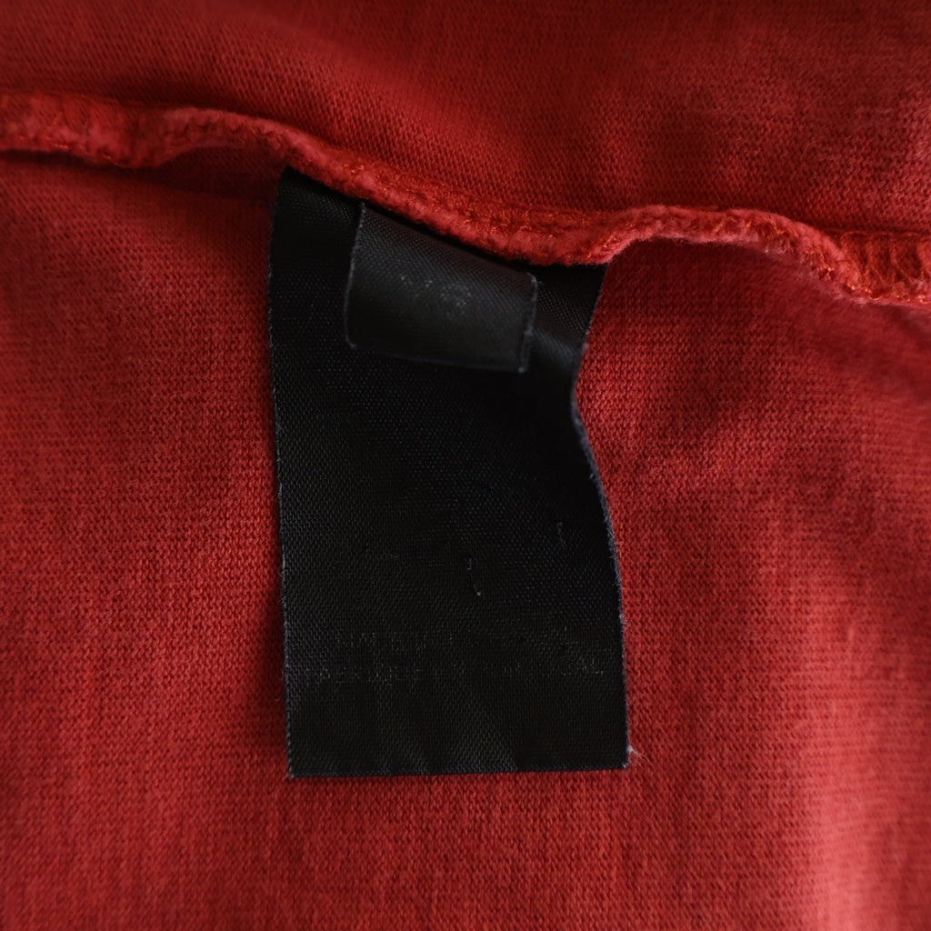 VETEMENTS(ヴェトモン) 18SS ベースボールロゴ刺繍 オーバーサイズ クルーネック 半袖Tシャツ レッド MSS18TR37