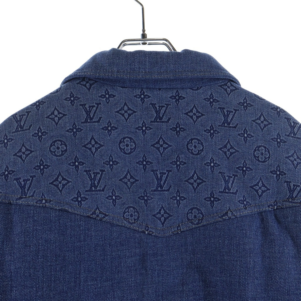 LOUIS VUITTON(ルイヴィトン) モノグラム パデッド デニムジャケット インディゴ RM231M SU0 HOB11W