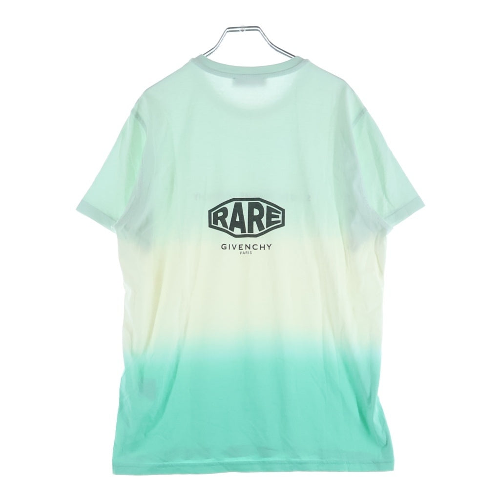 GIVENCHY(ジバンシィ) Gradient Studio Logo T-shirt グラデーション BM70XL3002 クルーネックTシャツ グリーン