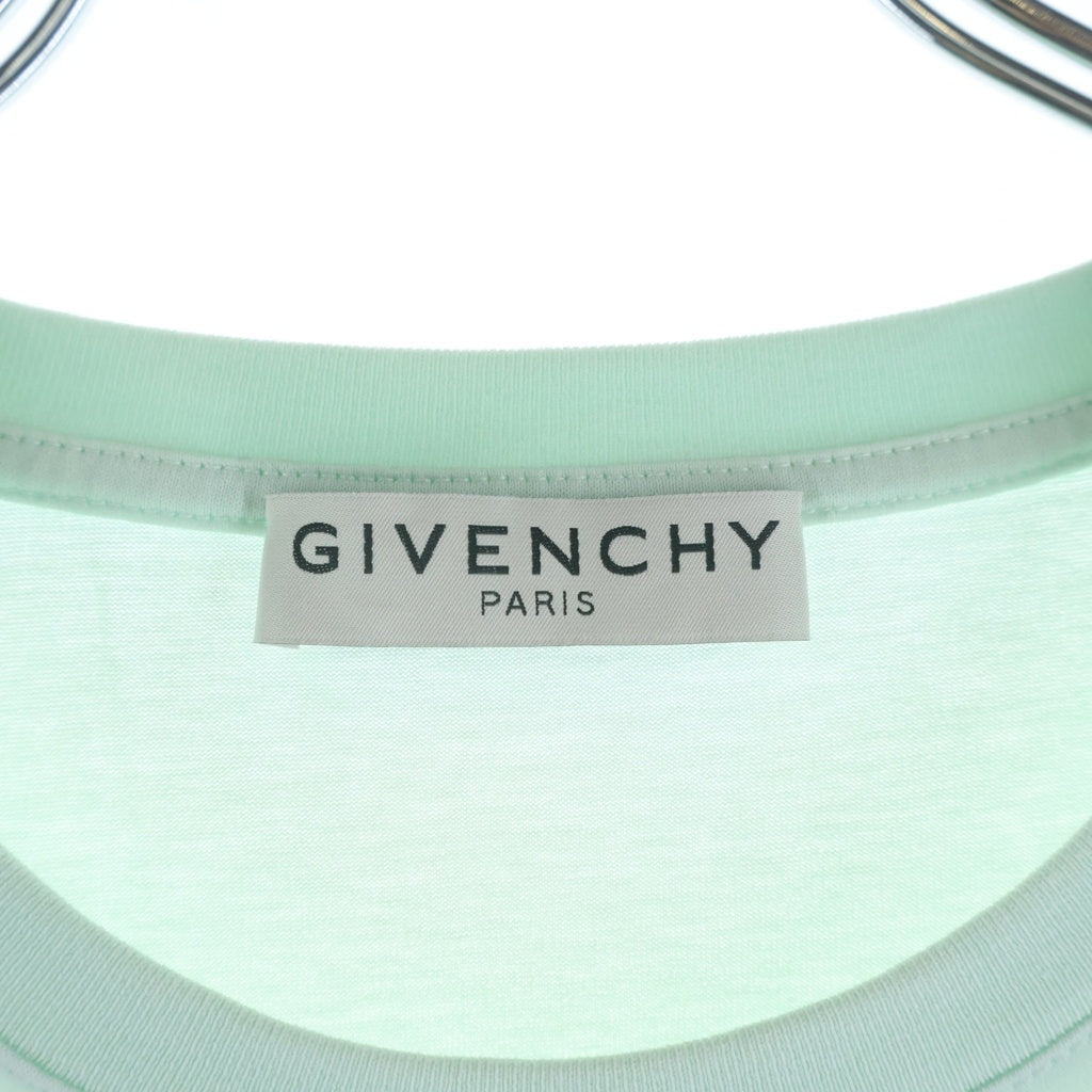 GIVENCHY(ジバンシィ) Gradient Studio Logo T-shirt グラデーション BM70XL3002 クルーネックTシャツ グリーン