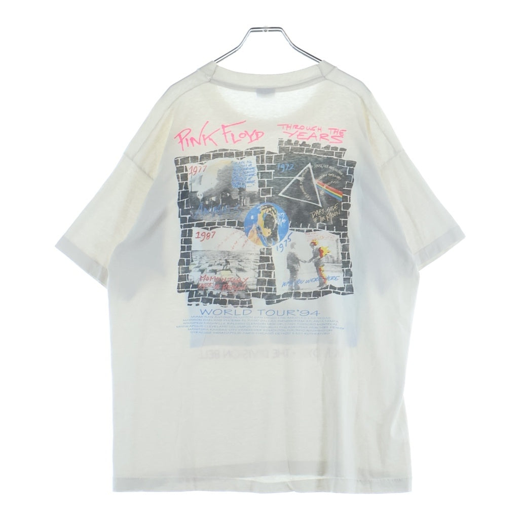 VINTAGE(ヴィンテージ) 90s PINK FLOYD THE DIVISION BELL WORLD TOUR 1994 ピンクフロイド ワールドツアー 半袖Tシャツ ホワイト