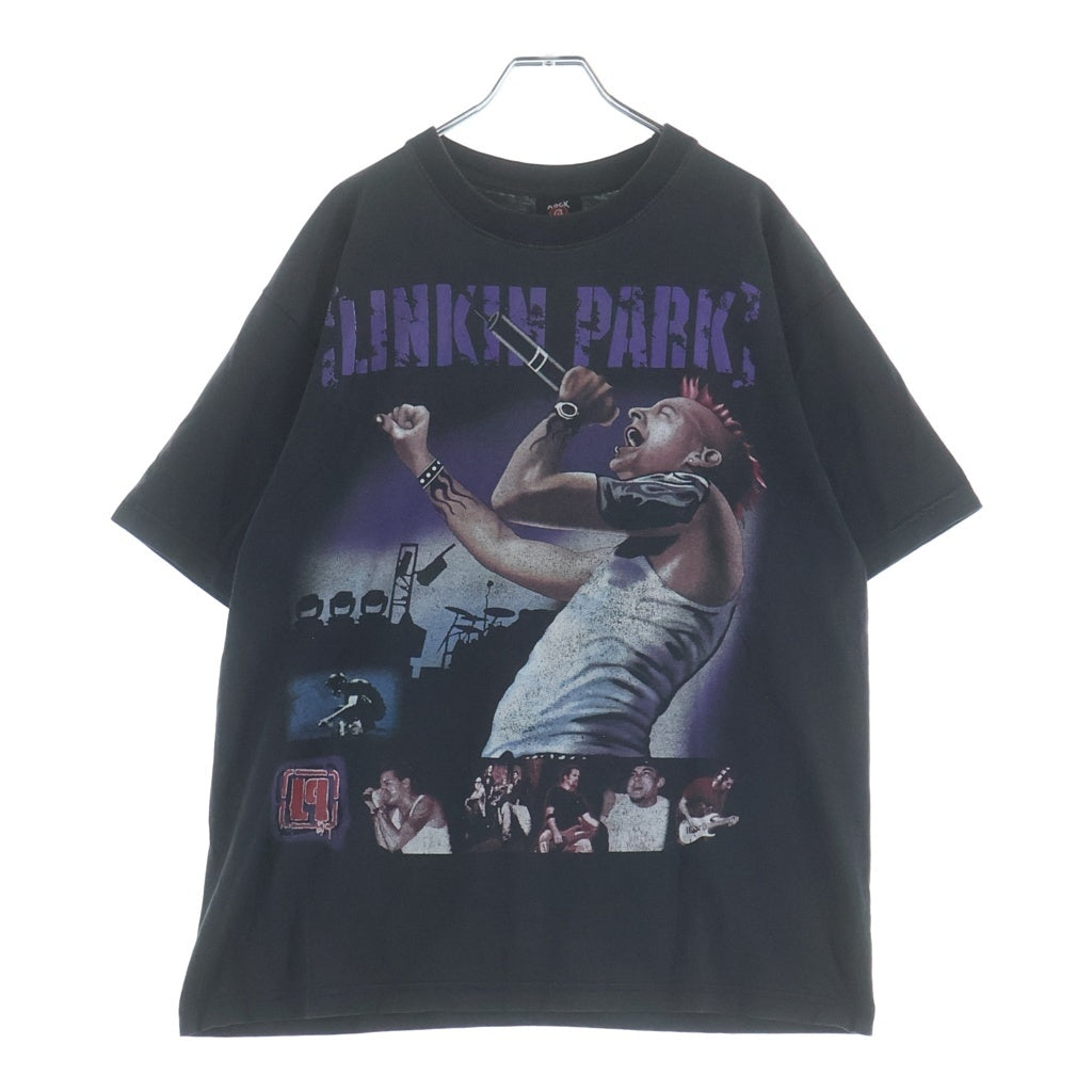 VINTAGE(ヴィンテージ) 90s-00s ユーロ LINKIN PARK リンキンパーク クルーネックTシャツ ブラック -