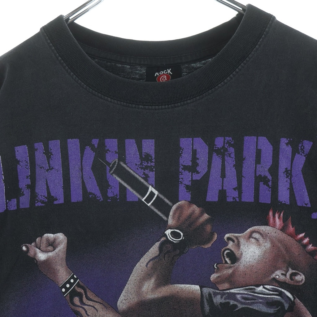 VINTAGE(ヴィンテージ) 90s-00s ユーロ LINKIN PARK リンキンパーク クルーネックTシャツ ブラック -