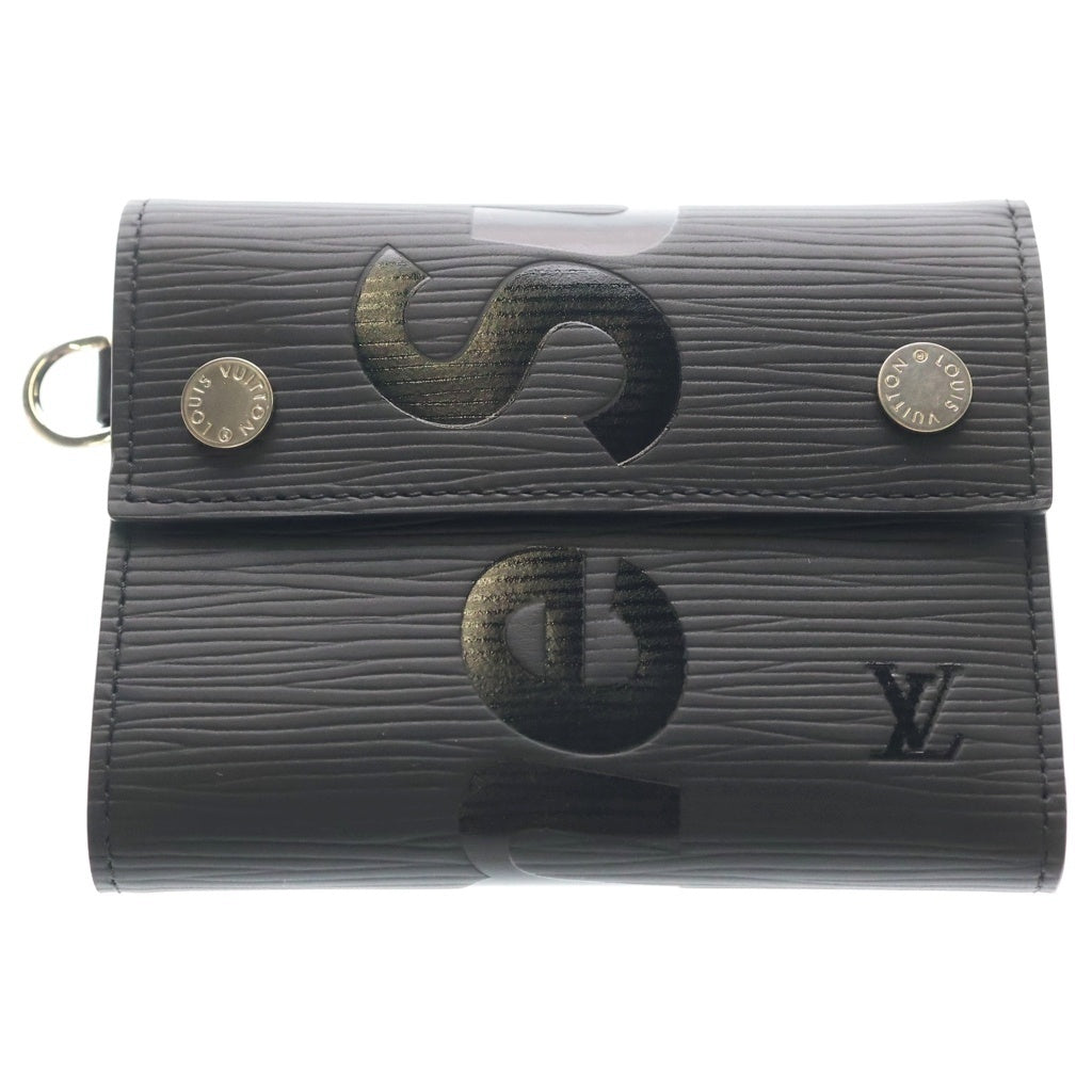 LOUIS VUITTON(ルイヴィトン) ×SUPREME エピ コンパクトウォレット ブラック M67711