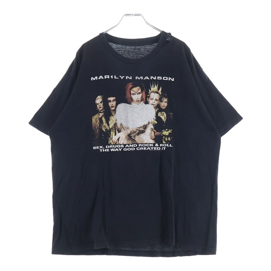 VINTAGE(ヴィンテージ) 10s MARLYN MANSON ROCK IS DEAD TOUR マリリンマンソン ロックイズデッドツアー クルーネックTシャツ ブラック -