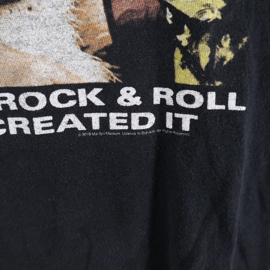 VINTAGE(ヴィンテージ) 10s MARLYN MANSON ROCK IS DEAD TOUR マリリンマンソン ロックイズデッドツアー クルーネックTシャツ ブラック -