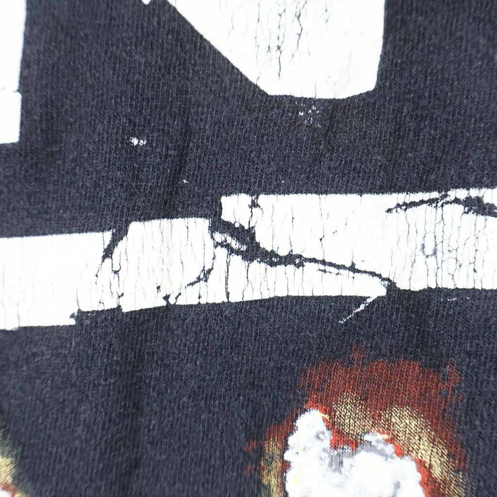 VINTAGE(ヴィンテージ) 90s Nine inch nails the downward spiral ALLSPORT 裾袖シングル ダウンワードスパイラル クルーネックTシャツ ブラック -