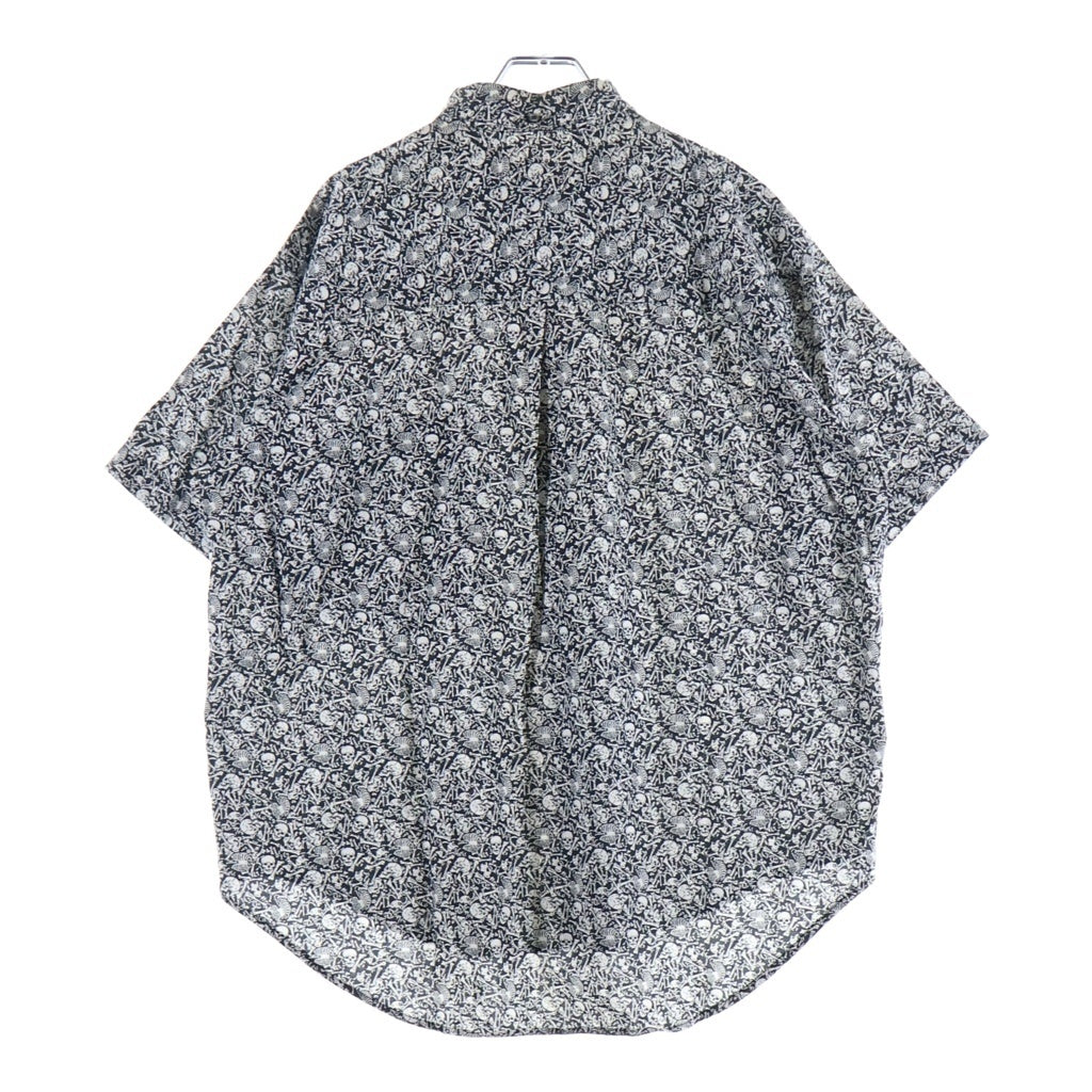 STUSSY(ステューシー) 80s-90s SKULL スカルボーン 半袖シャツ グレー -