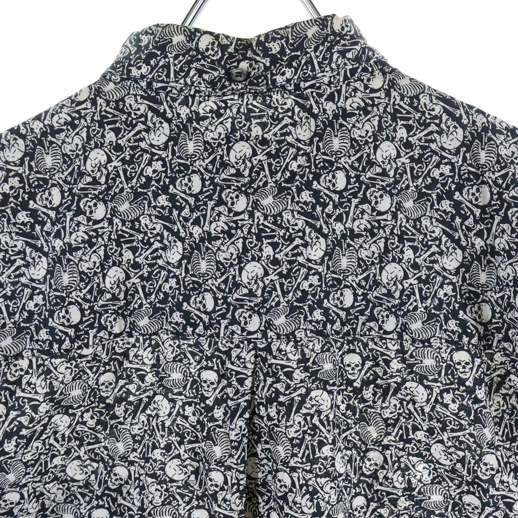 STUSSY(ステューシー) 80s-90s SKULL スカルボーン 半袖シャツ グレー -