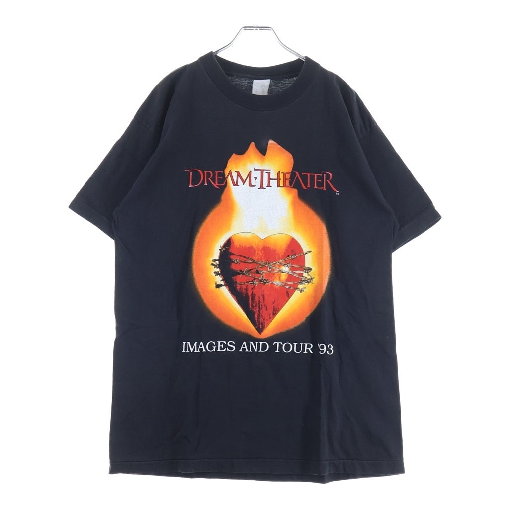 VINTAGE(ヴィンテージ) 90s DREAM THEATER Images and Tour ドリームシアター クルーネックTシャツ ユーロ ブラック -