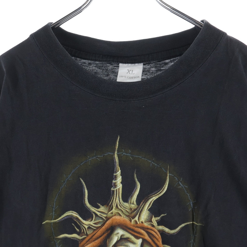VINTAGE(ヴィンテージ) 90s MEGADETH 1995 YOUTHANASIA EUROPEAN TOUR クルーネックTシャツ ブラック -