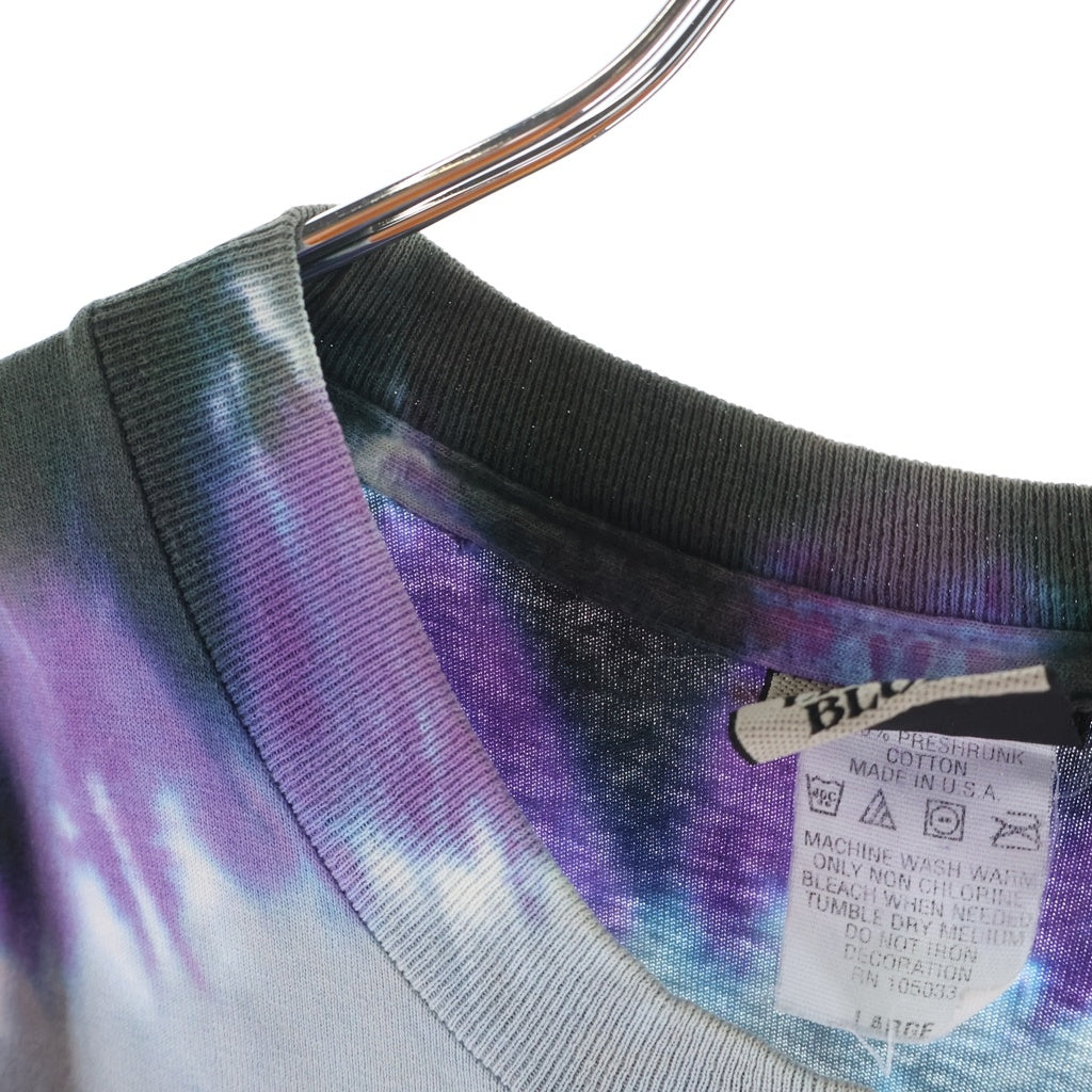 VINTAGE(ヴィンテージ) 90s-00s LIQUID BLUE ROLLING STONES TATTO YOU リップアンドタン ローリングストーンズ フレイム クルーネックTシャツ タイダイ