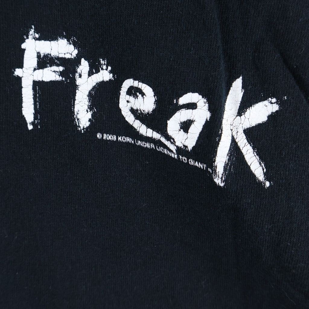 VINTAGE(ヴィンテージ) 00s KORN STILL A FUCKIN FREAK クルーネックTシャツ ブラック -