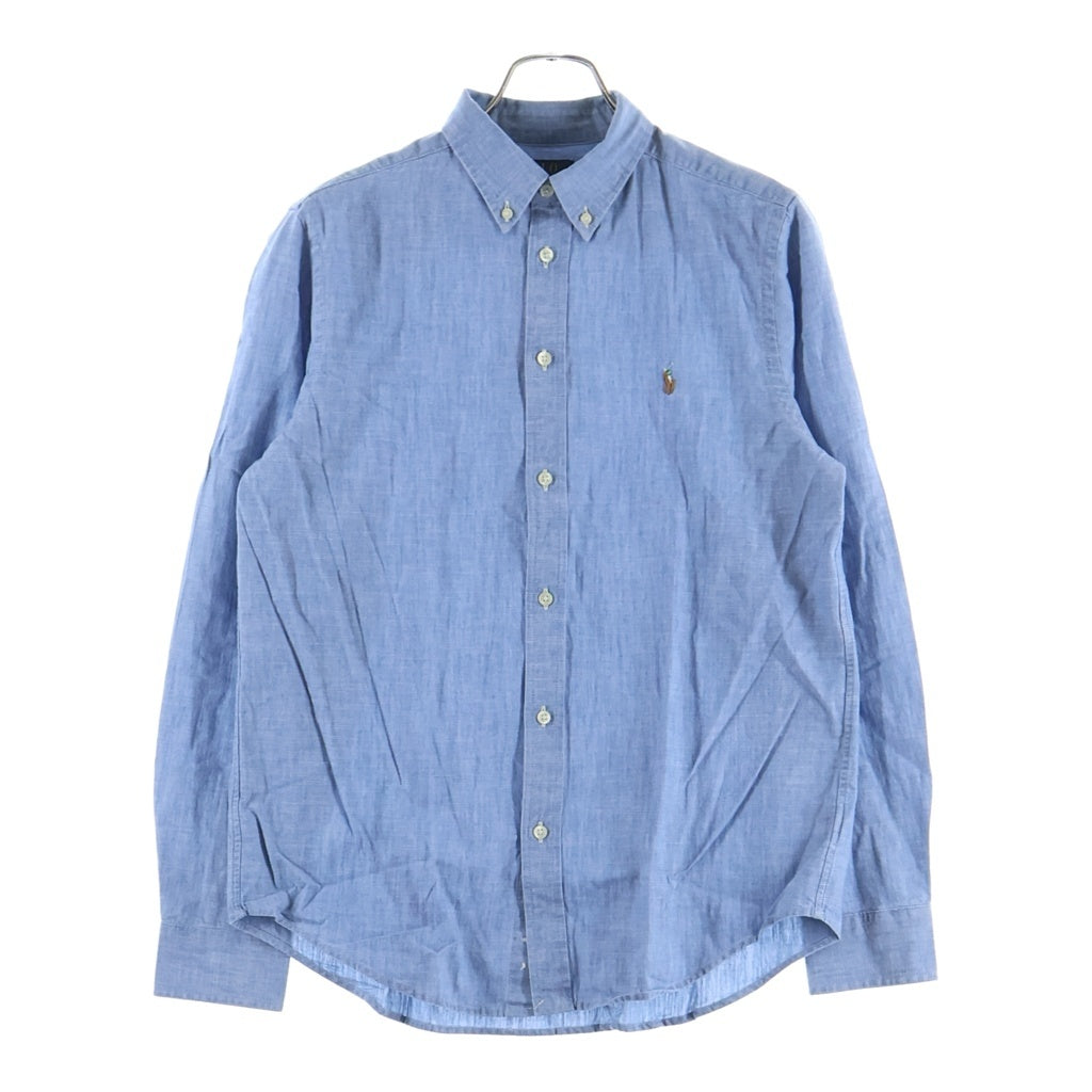 POLO RALPH LAUREN(ポロラルフローレン) ボタンダウン シャンブレー 長袖シャツ インディゴ