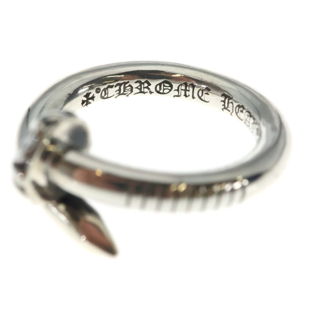 CHROME HEARTS(クロムハーツ) NAIL CRSBALL ネイル クロスボール リング シルバー BCA349 -