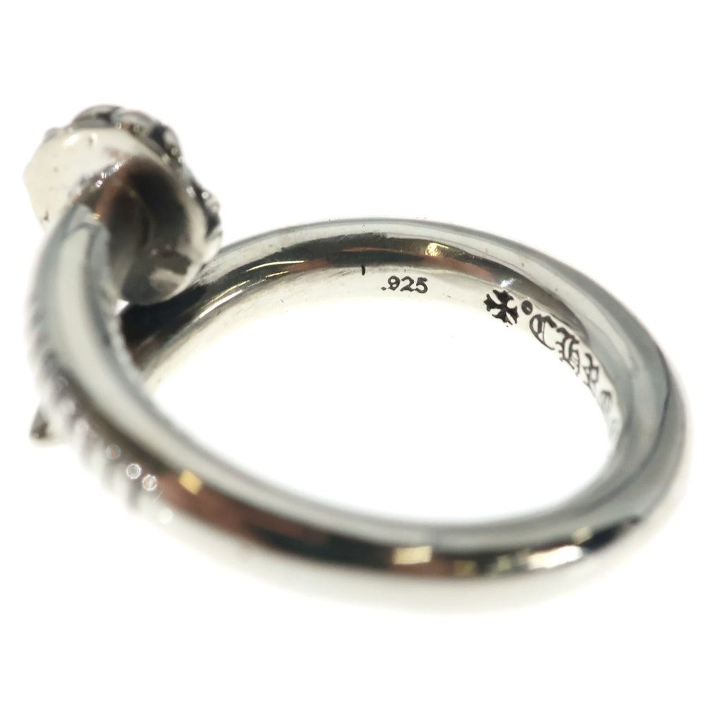 CHROME HEARTS(クロムハーツ) NAIL CRSBALL ネイル クロスボール リング シルバー BCA349 -