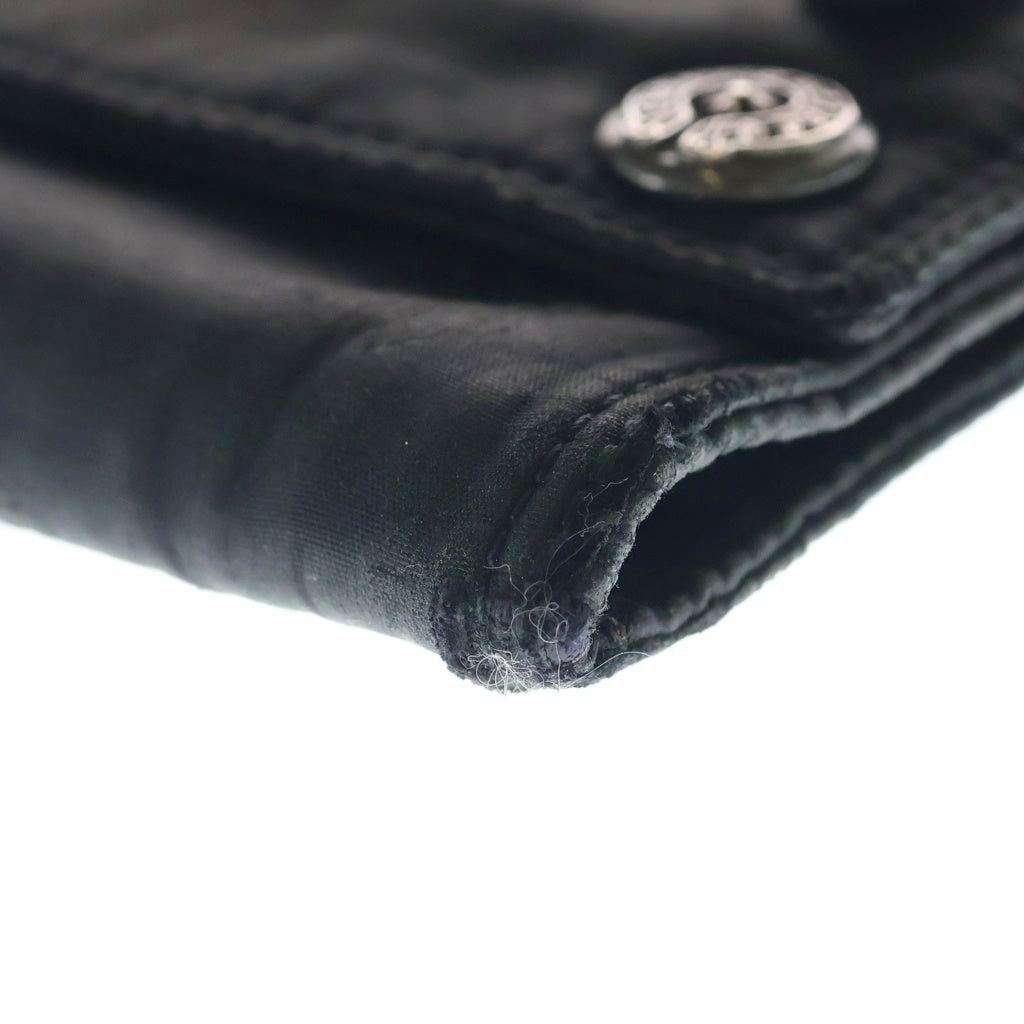CHROME HEARTS(クロムハーツ) 3FOLD LARGE NYLON WALLET 3フォールド ナイロンウォレット 財布 ブラック