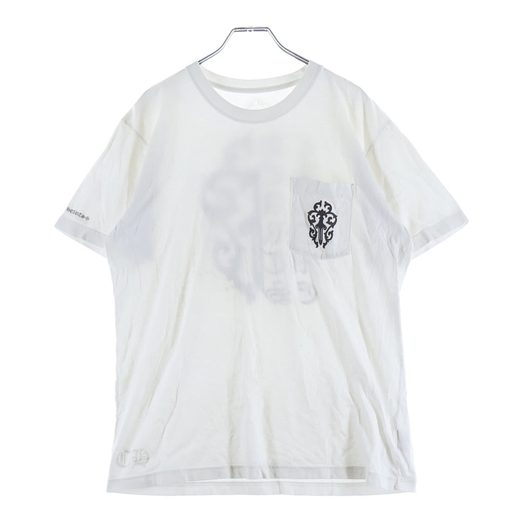 CHROME HEARTS(クロムハーツ) CH S/S バックヴァインダガー英字ロゴプリント 半袖Tシャツ