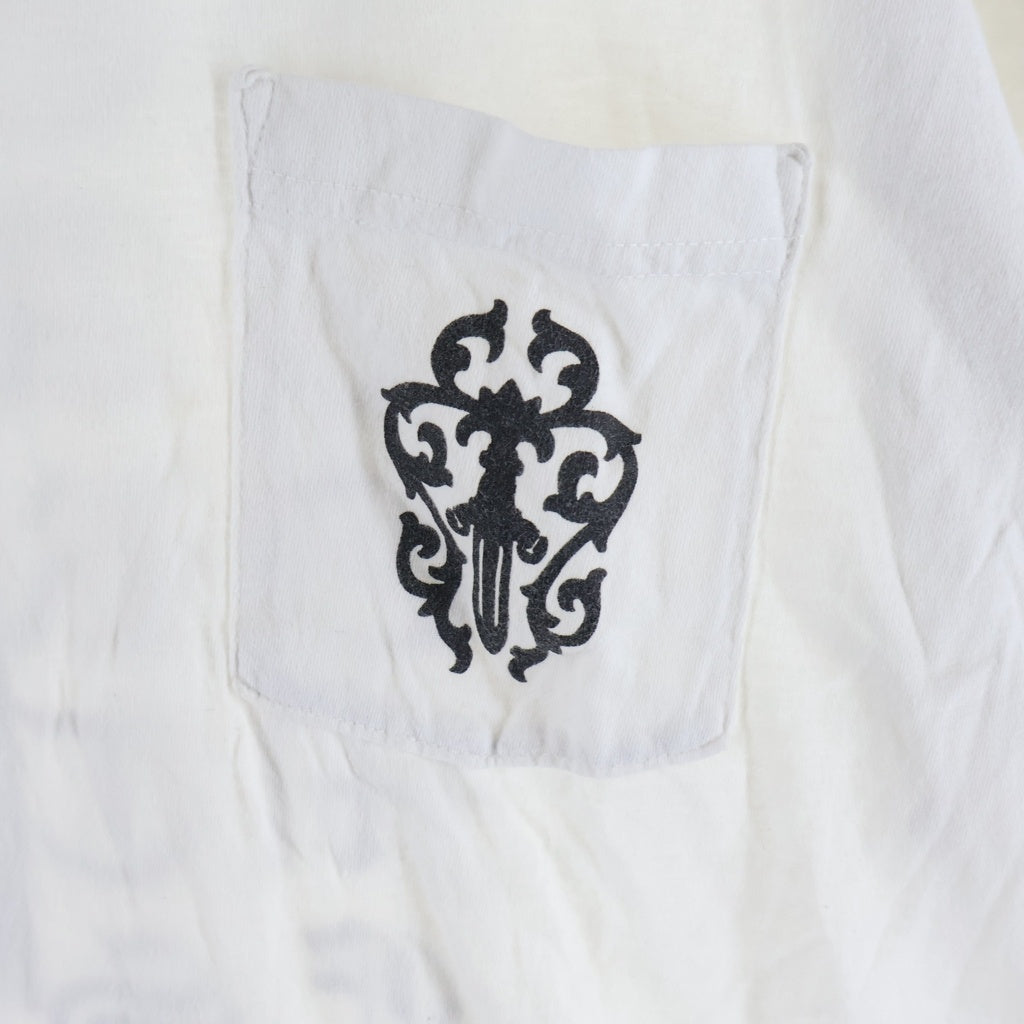 CHROME HEARTS(クロムハーツ) CH S/S バックヴァインダガー英字ロゴプリント 半袖Tシャツ