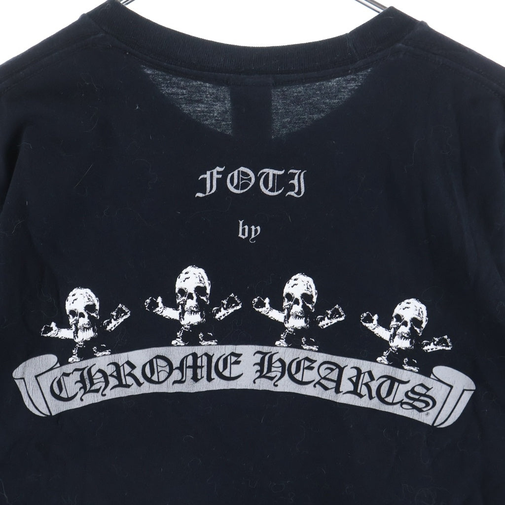 CHROME HEARTS(クロムハーツ) CH FOTI S/S TEE フォティ ハリスティータプリント 半袖Tシャツカットソー ブラック