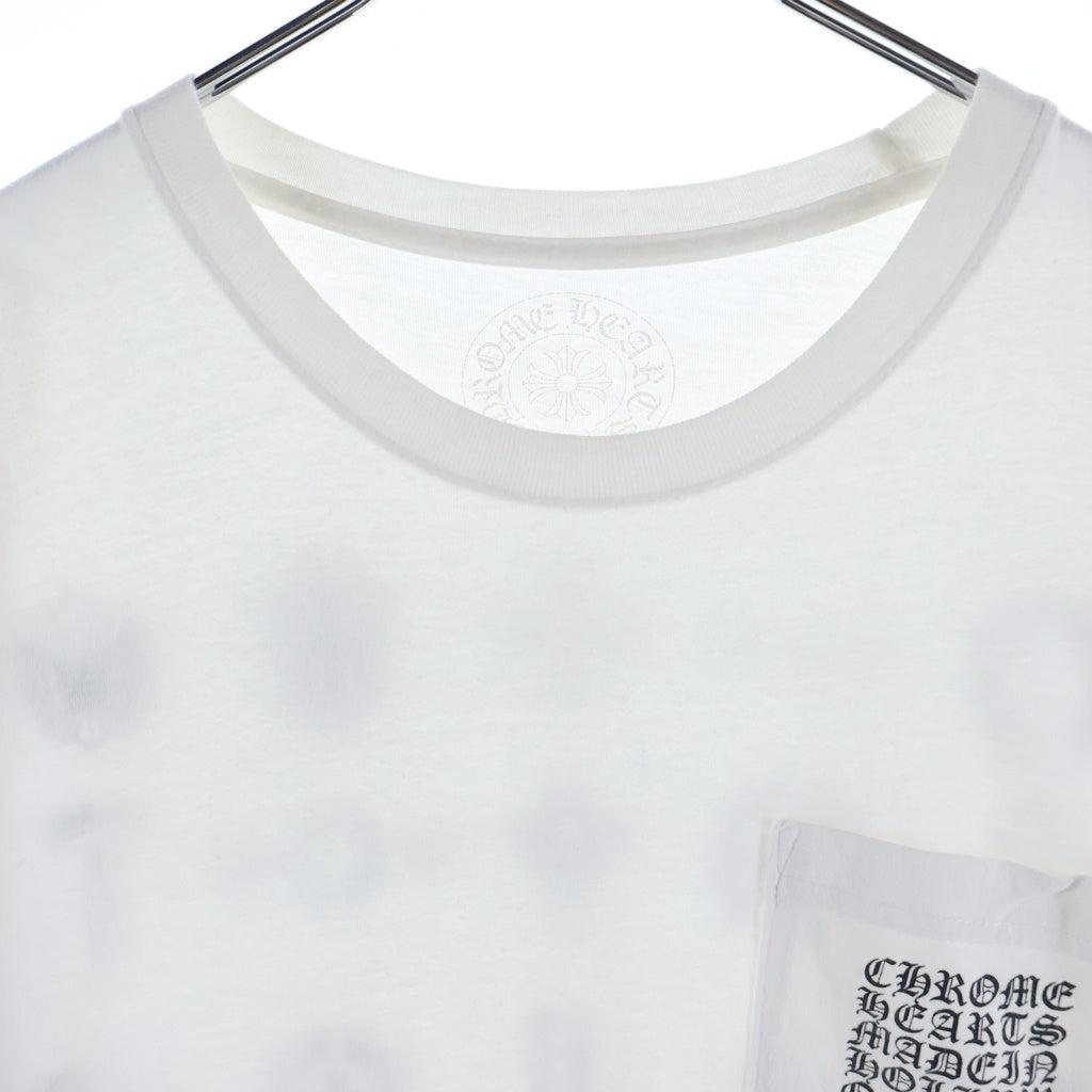 CHROME HEARTS(クロムハーツ) CH S/S バックマルチプリント 半袖Tシャツカットソー ホワイト