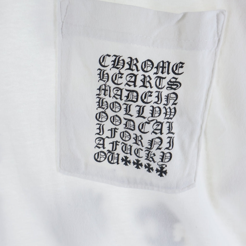 CHROME HEARTS(クロムハーツ) CH S/S バックマルチプリント 半袖Tシャツカットソー ホワイト