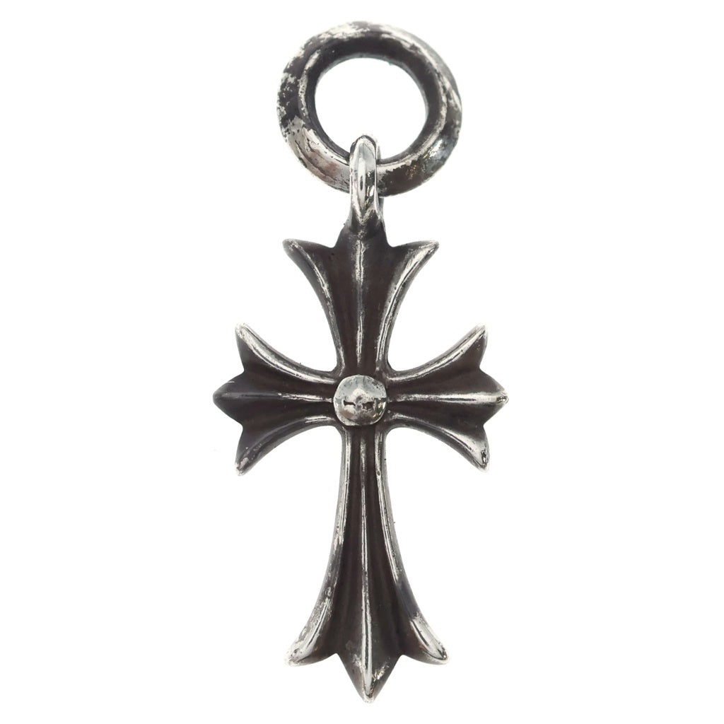 CHROME HEARTS(クロムハーツ) TINY CH CROSS タイニーCHクロス チャーム ネックレストップ シルバー BCA382 -