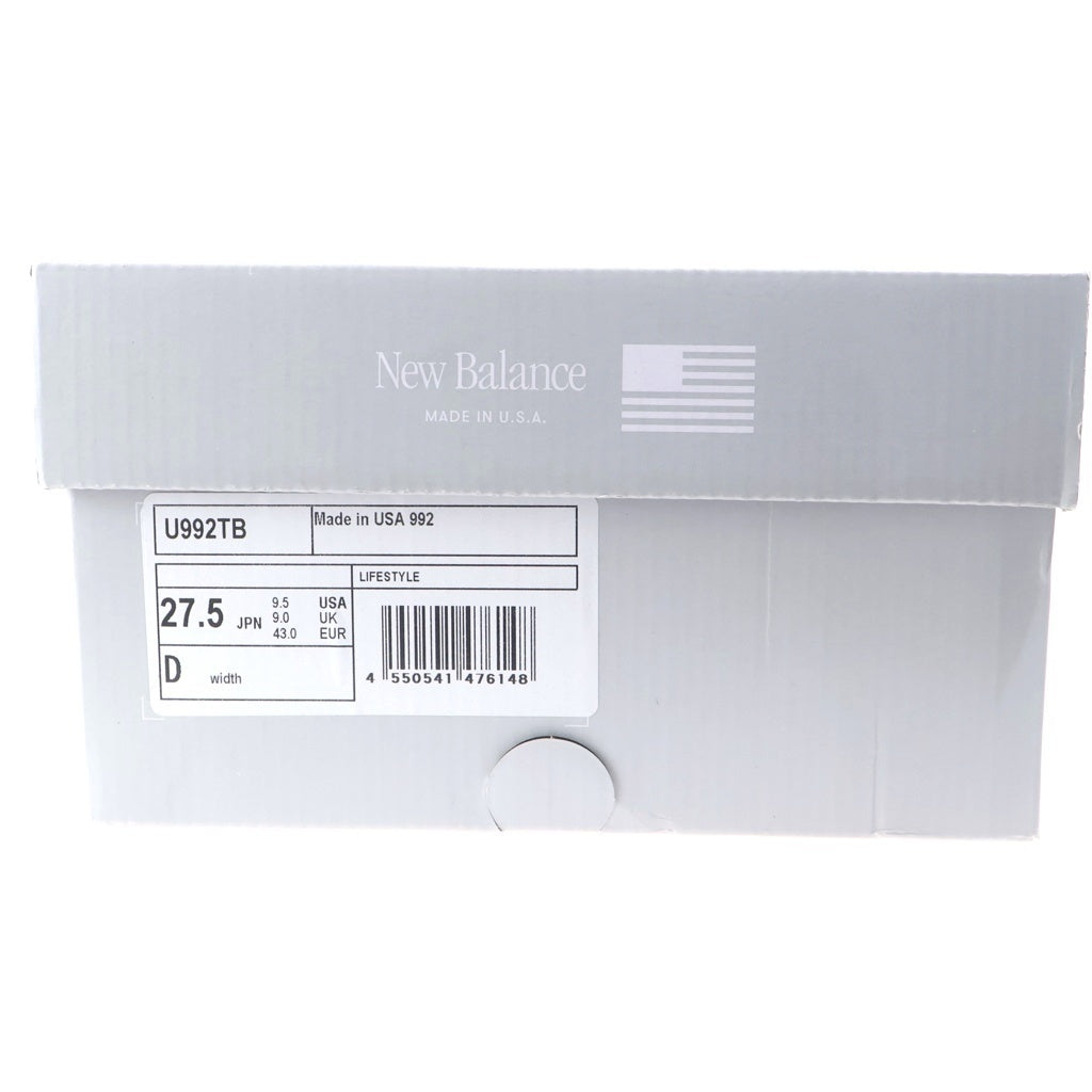 New Balance(ニューバランス) BLACK MADE IN U.S.A ローカットスニーカー ブラック U992TB