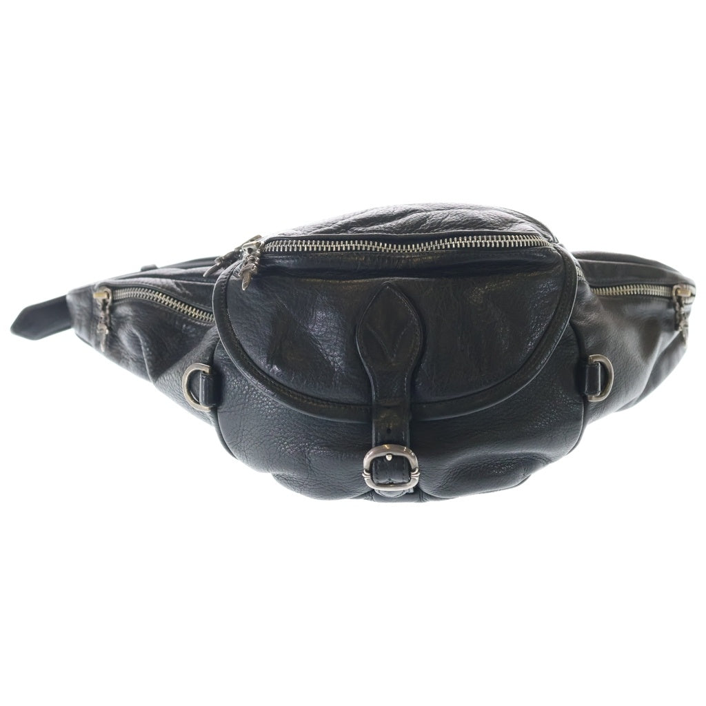 CHROME HEARTS(クロムハーツ) #1 SNAT PACK スナットパック ダガージップ ガンスリンガーベルト レザーウエストバッグ ブラック