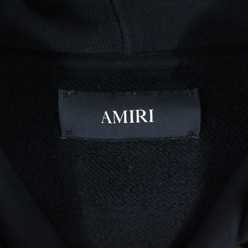 AMIRI(アミリ) 25SS ロゴ AWJYHD1019 プルオーバーパーカー ブラック
