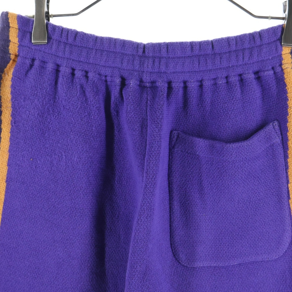 SUPREME(シュプリーム) 24AW ×Umbro Knit Soccer Short ロゴプリント ハーフパンツ パープル