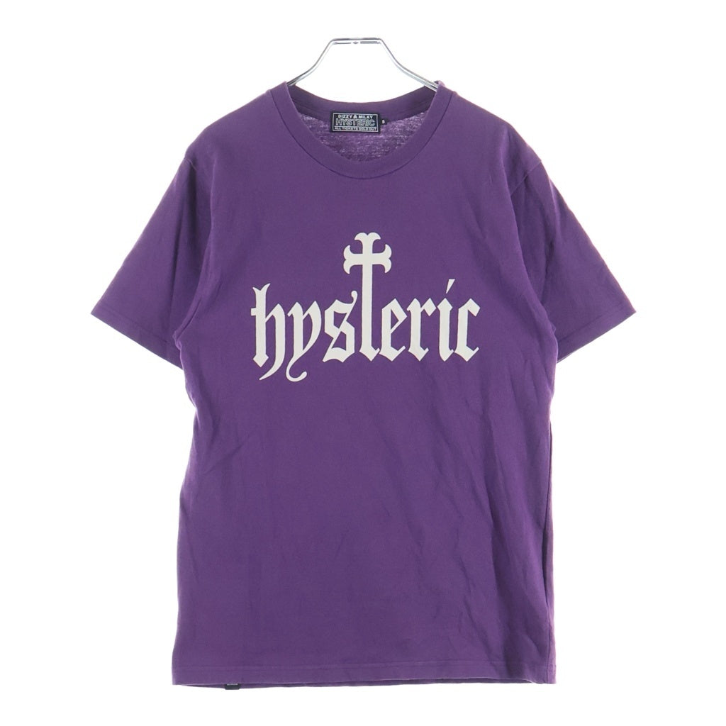 HYSTERIC GLAMOUR(ヒステリックグラマー) 25AW SKULL COFFIN スカルコフィンプリント 半袖Tシャツカットソー パープル 02253CT08