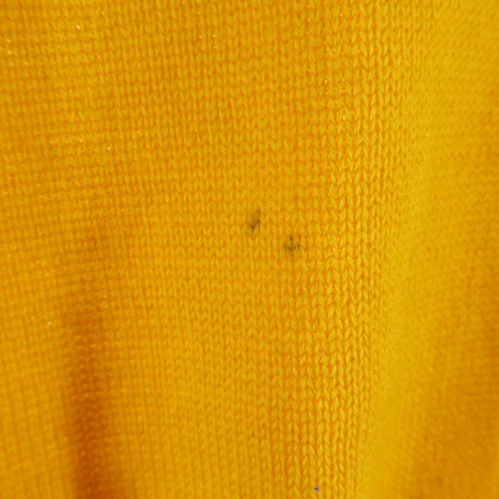 VINTAGE(ヴィンテージ) 40s NELSON KNITTING MILLSCO ロングリブ ウール レタードセーター イエロー -