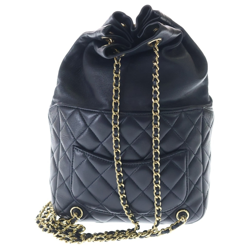 CHANEL(シャネル) マトラッセ ドローストリング バックパック ブラック A94417