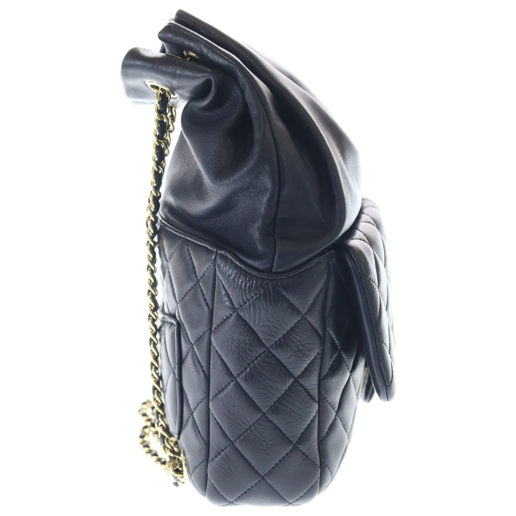 CHANEL(シャネル) マトラッセ ドローストリング バックパック ブラック A94417