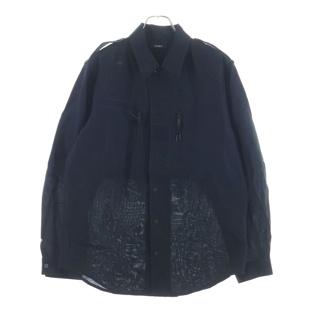 TAAKK(ターク) 26AW F1 FIELD SHIRT TA26AW-SH010 リップストップ シャツジャケット ブラック
