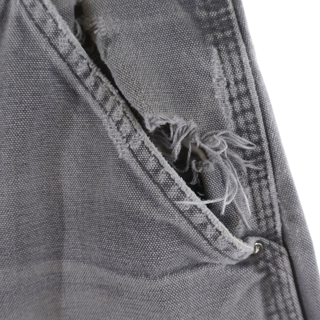CARHARTT(カーハート) 10s メキシコ製 ダブルニー ダック ワークパンツ グレー B136 GVL