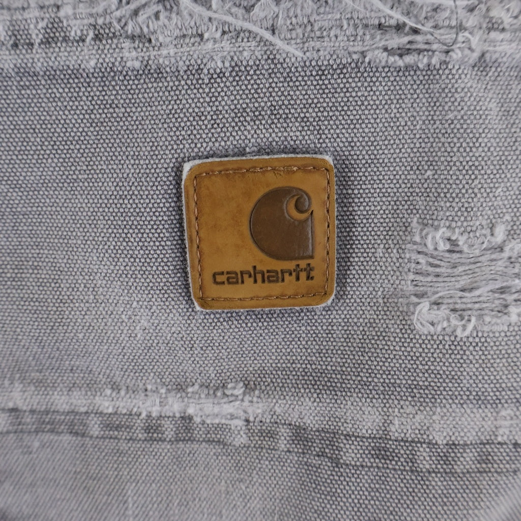CARHARTT(カーハート) 10s メキシコ製 ダブルニー ダック ワークパンツ グレー B136 GVL