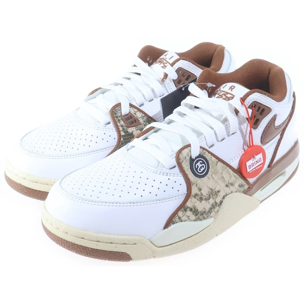 NIKE(ナイキ) ×Stussy Air Flight 89 Low SP ステューシー エアフライト89SP ローカットスニーカー ホワイト FD6475-100