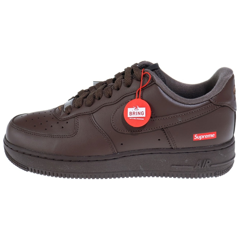 NIKE(ナイキ) ×Supreme Air Force 1 エアフォース1 ローカットスニーカー CU9255-200 ブラウン