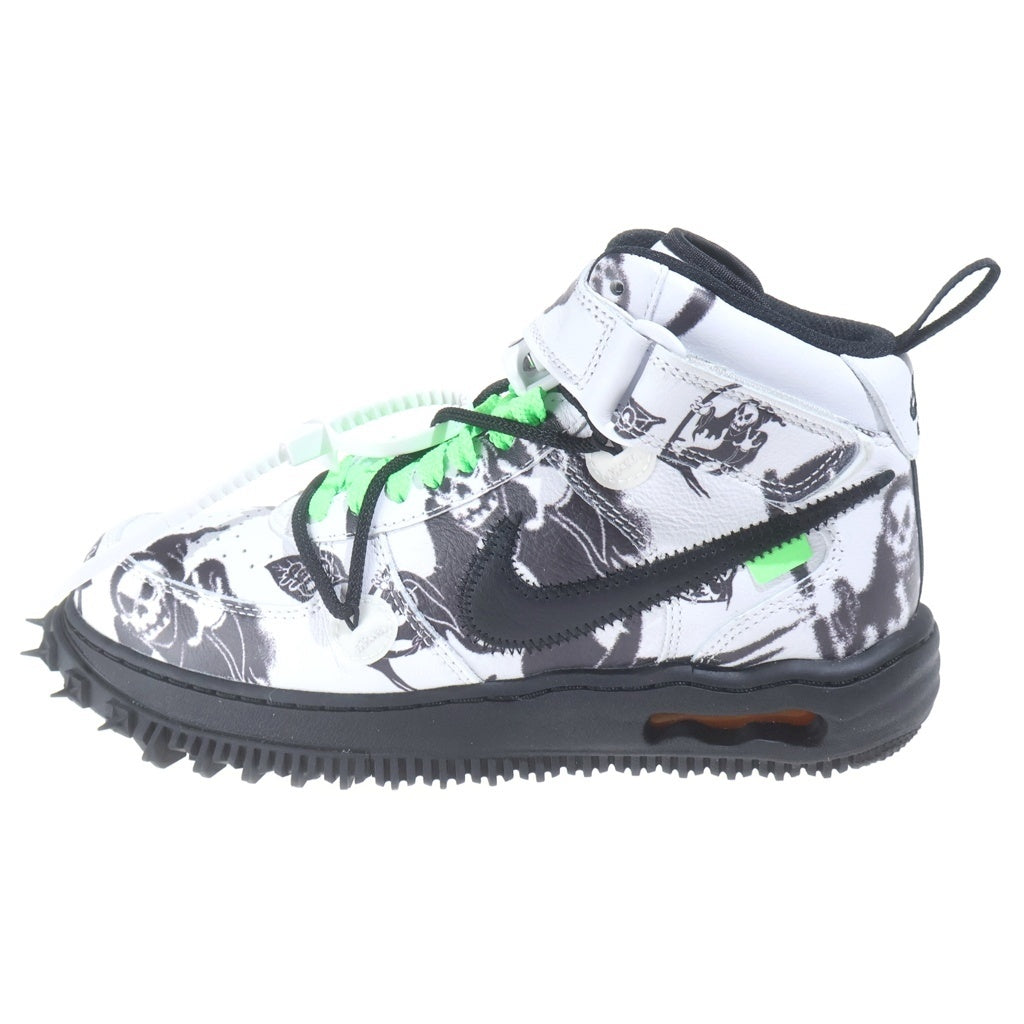 NIKE(ナイキ) ×Off-White Air Force 1 Mid エアフォース1 ハイカットスニーカー DR0500-102 ブラック/ホワイト