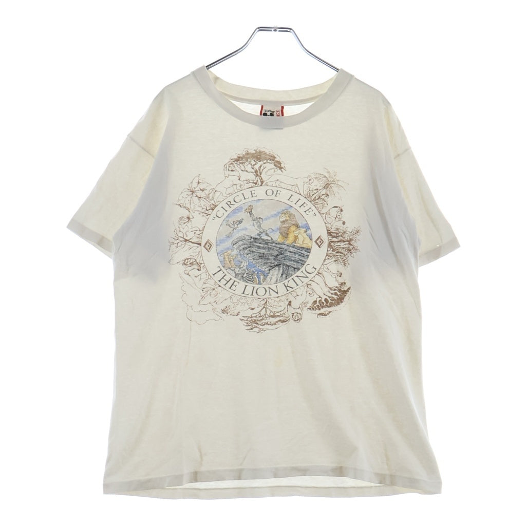 VINTAGE(ヴィンテージ) 90s LION KING ライオンキング クルーネックTシャツ ホワイト -