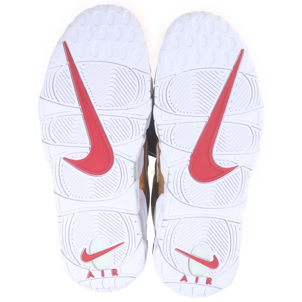 NIKE(ナイキ) 17SS × SUPREME AIR MORE UPTEMPO METALLIC GOLD シュプリーム エアモアアップテンポ ハイカットスニーカー ゴールド US9.5/27.5cm 902290-700