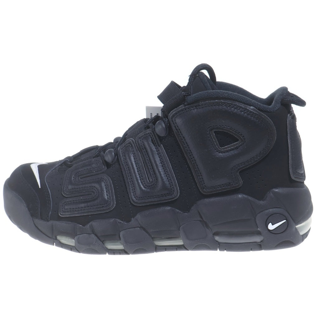 NIKE(ナイキ) ×SUPREME AIR MORE UPTEMPO シュプリーム エアモアアップテンポ モアテン ハイカットスニーカー US9.5/27.5cm 902290-001 ブラック