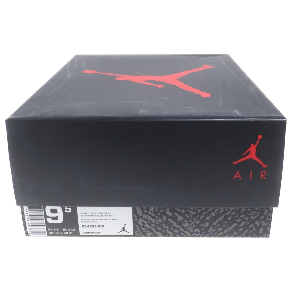NIKE(ナイキ) AIR JORDAN 3 RETRO エアジョーダン3 レトロ トゥルー ブルー ハイカットスニーカー ホワイト/ブルー US9.5/27.5cm 854262-106