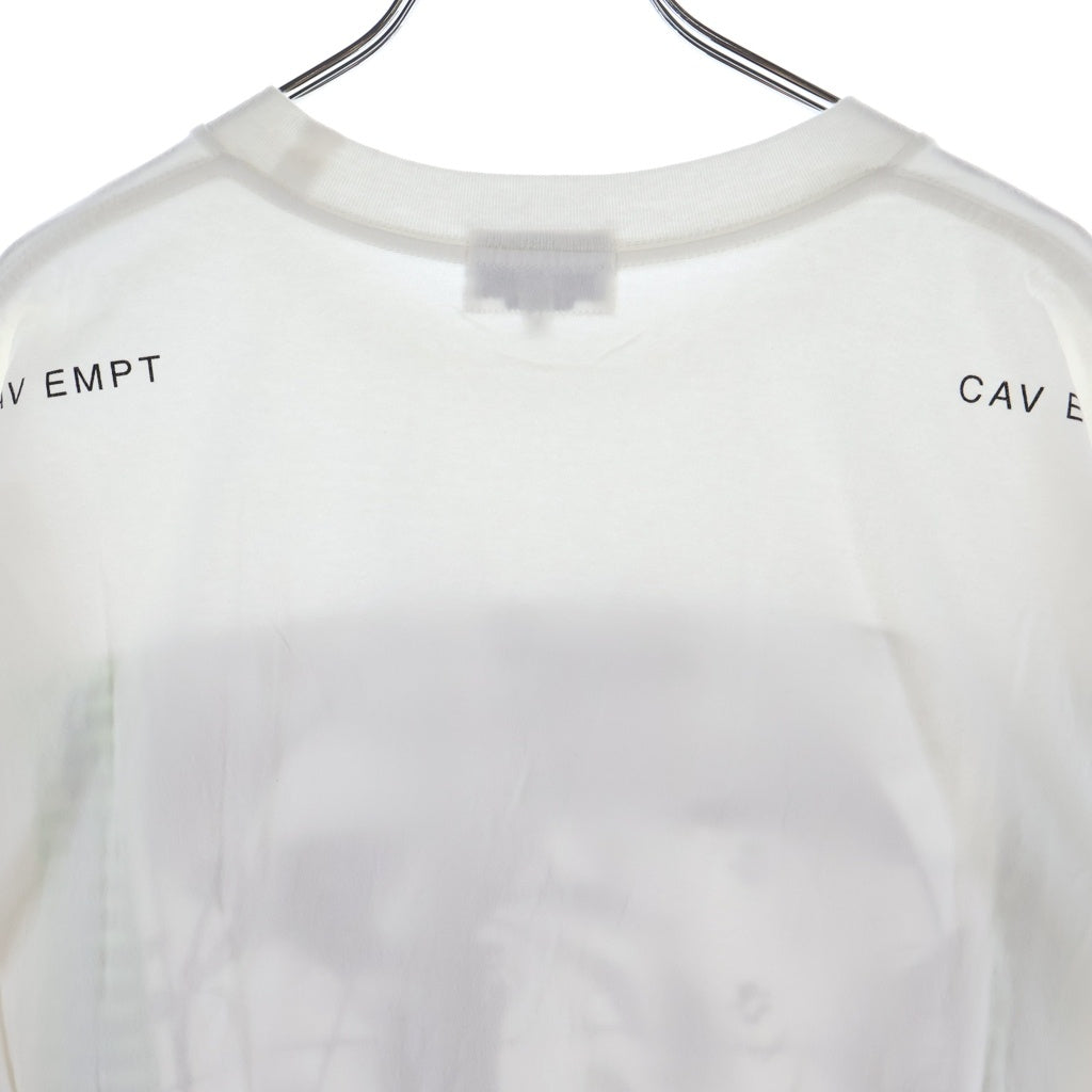 C.E(シーイー) FK Hstamimic VRSN BIG Tee グラフィック ビッグ クルーネック半袖Tシャツ CES29T22 ホワイト