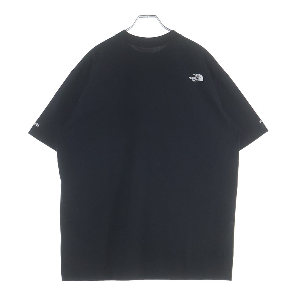 THE NORTH FACE(ザノースフェイス) ×HYKE S/S Trail Crew ショートスリーブトレイルクルー クルーネック半袖Tシャツ NT255HK ブラック